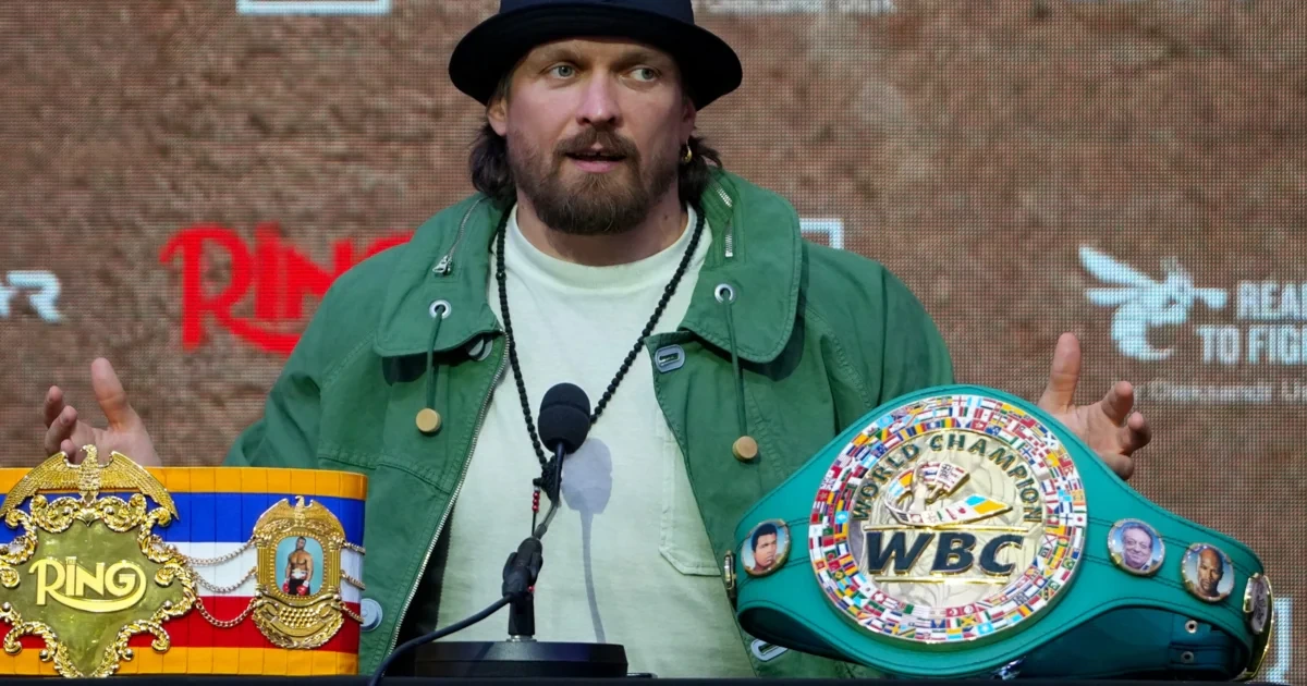 Box-Beben! Usyk legt alle seine WM-Titel nieder