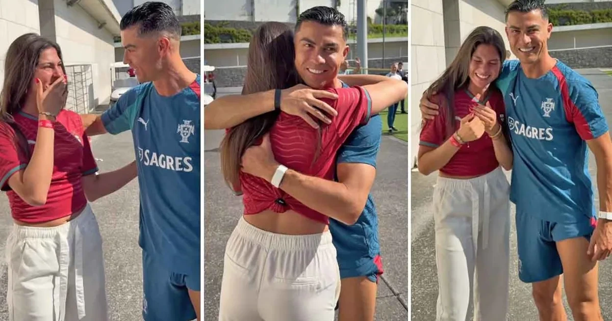Sie kann wegen Ronaldo nicht zum Weinen aufhören