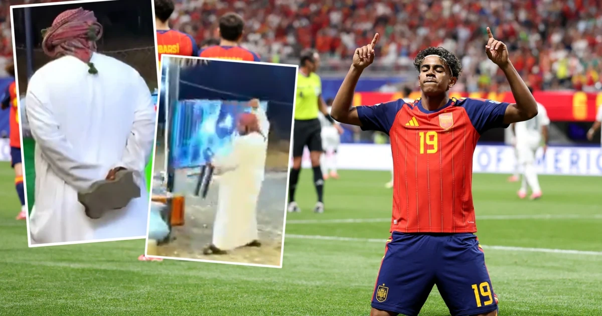 TV muss dran glauben: Saudi-Fan rastet völlig aus!