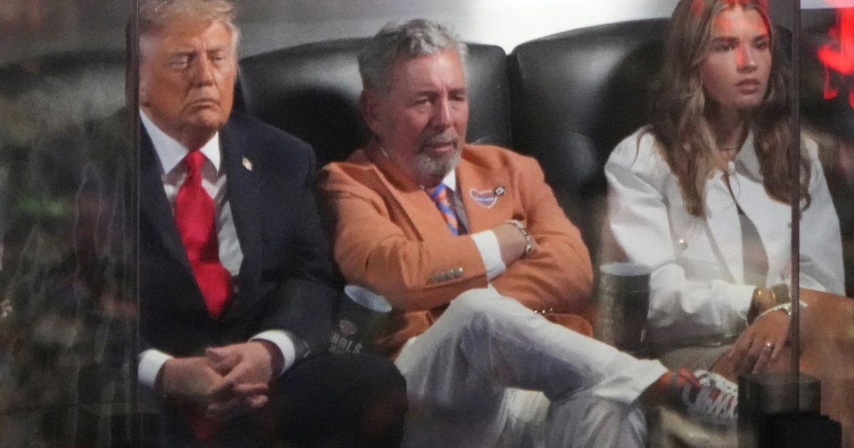 Besuch bei Finals: Trump erntet Pfiffe und Buhruhe