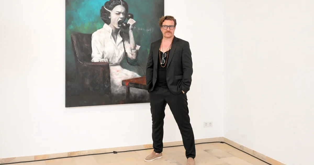 Parov Stelar: Der bekannte DJ schwingt den Pinsel