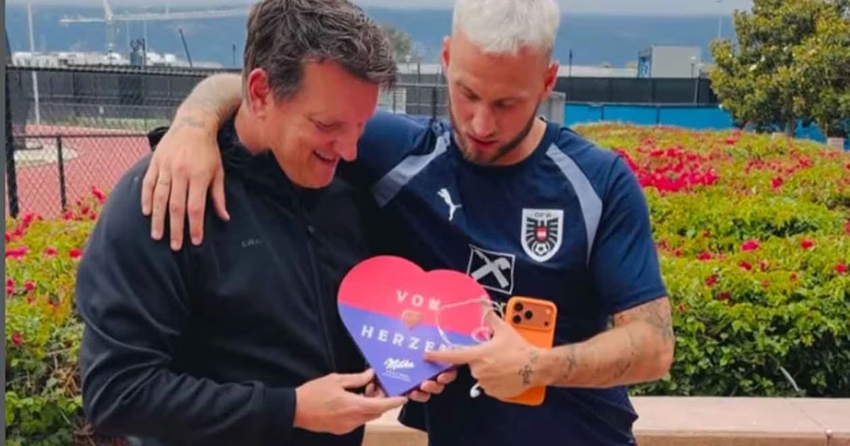 Herzig! Herzog-„Herzerl“ für Marko Arnautovic