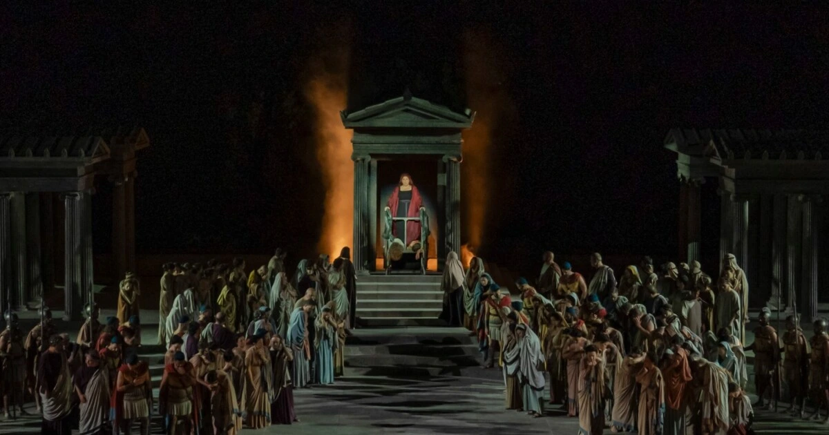 Medea versöhnt sich in Epidaurus mit ihrem Mythos