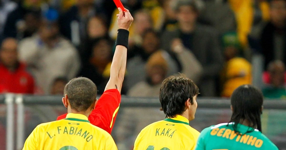 Die wildesten Roten Karten in der WM-Geschichte