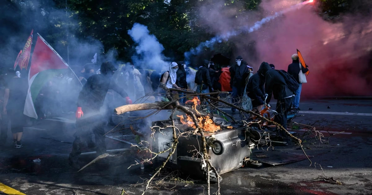 Genf: Gewalt überschattet Proteste gegen G7-Gipfel