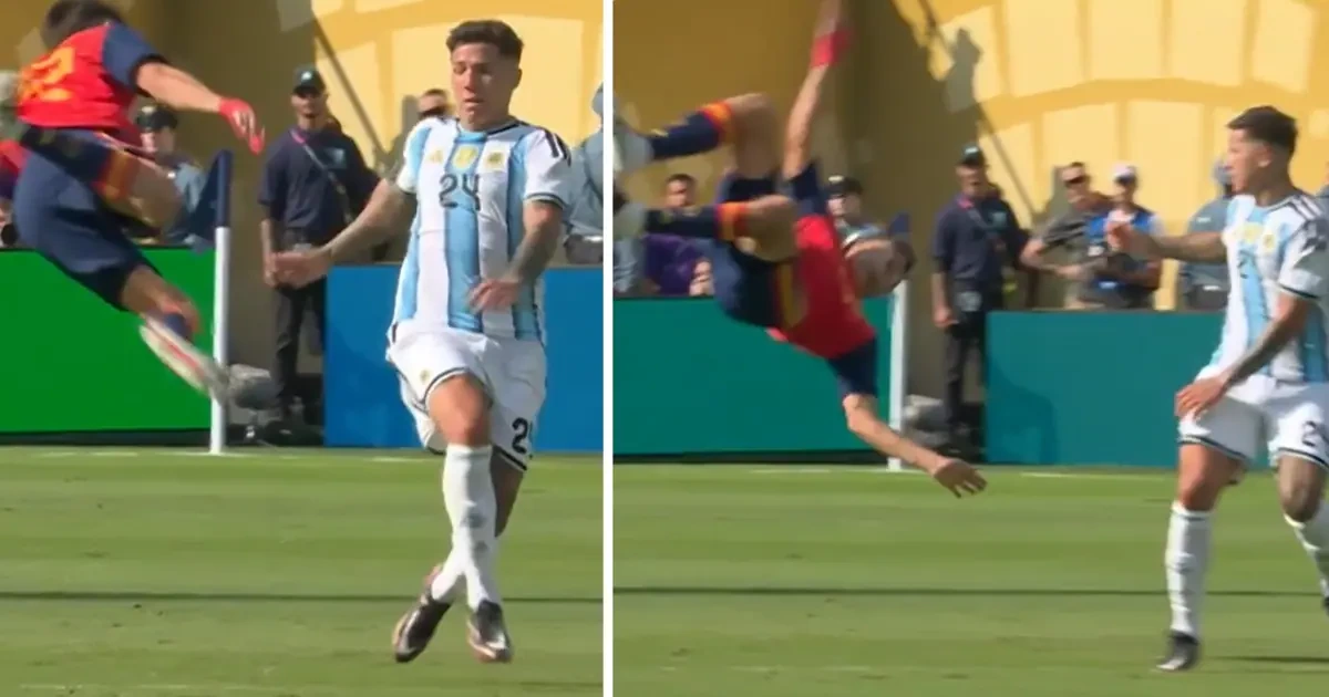 Übles Foul! Argentinien-Star fliegt vom Platz