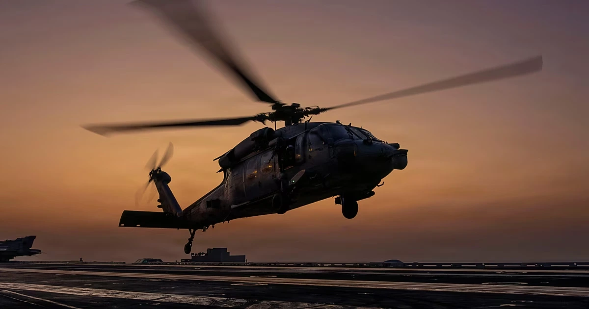 US-Helikopter musste im Arabischen Meer notlanden