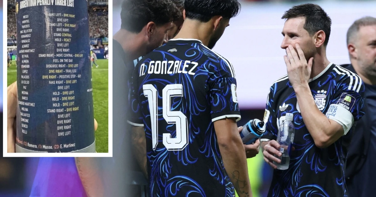 Argentinier finden Englands geheime Torwartflasche