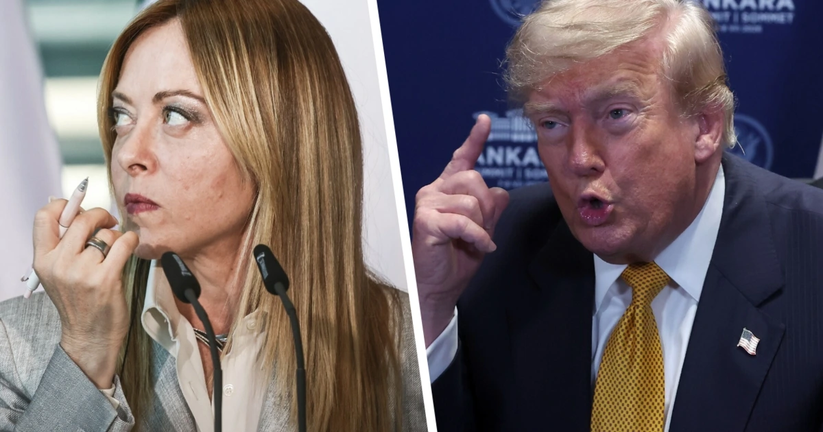 Das sagt Meloni zu verrücktem Streit mit Trump