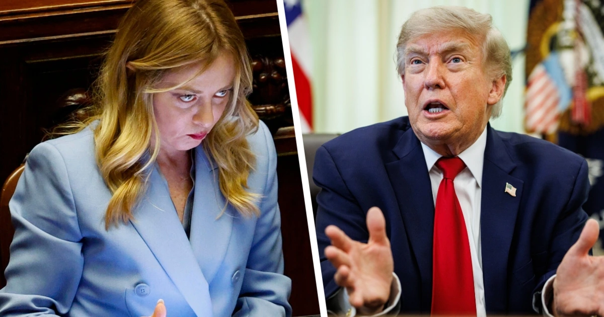 Vor NATO-Gipfel: Trump postet Meloni-Spottbild