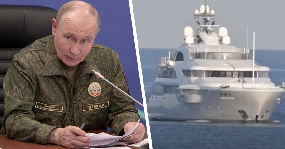 Putins Mega-Yacht flüchtet Richtung Arktis