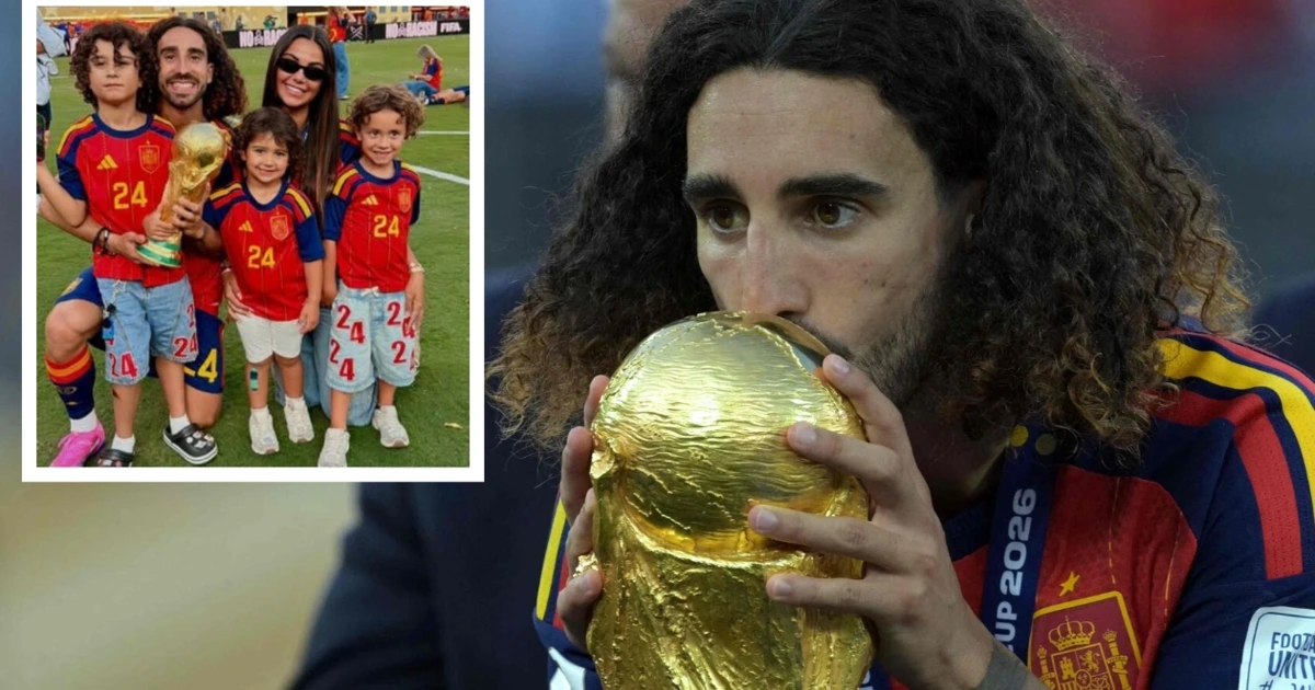 Cucurella trägt Haarpracht für autistischen Sohn