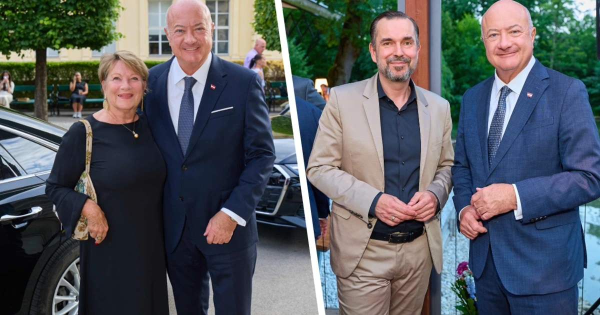 Christian Stocker gibt den Society-Kanzler