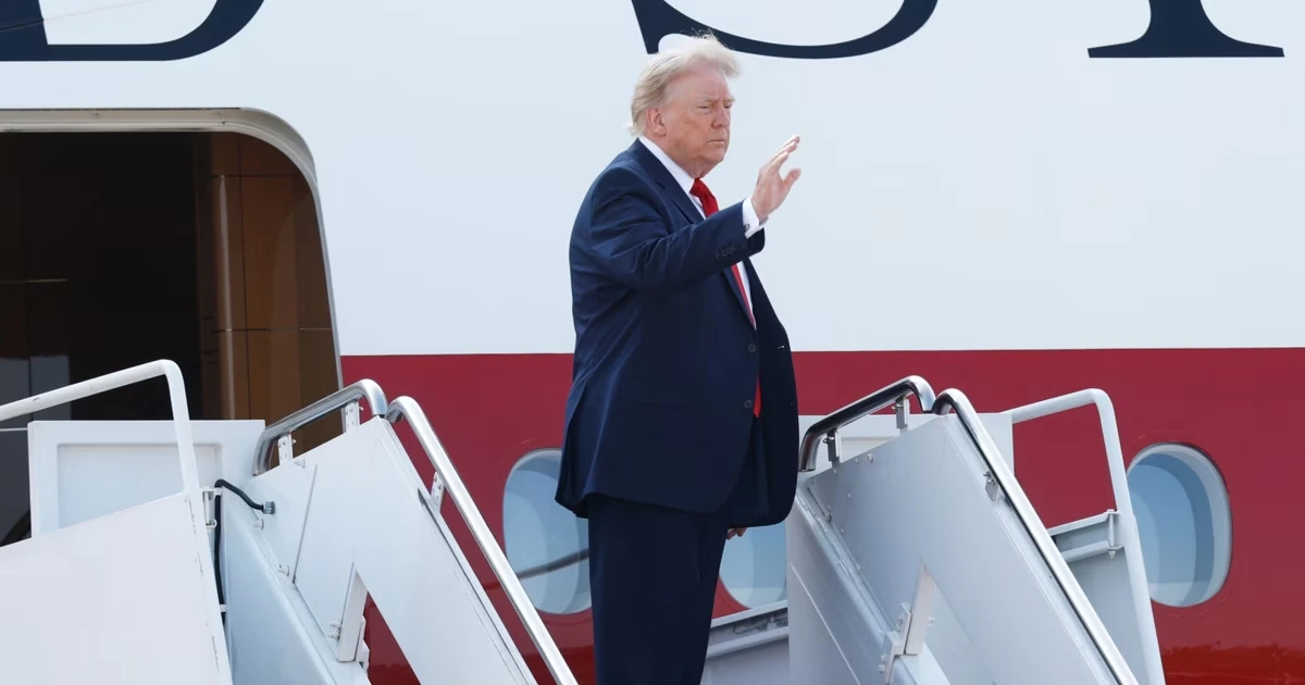 Trump flog erstmals mit neuer Air Force One