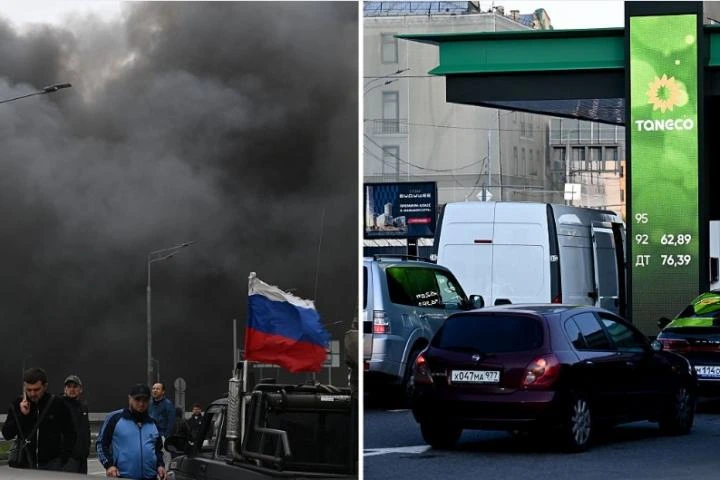 Colas de hasta 18 horas y gasolina racionada en casi todas las regiones de Rusia: los drones ucranianos han hundido la producción un 20% por debajo de la demanda
