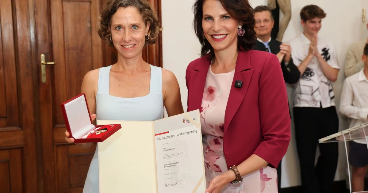 Erstmals wurde eine Frau für ihr Engagement geehrt