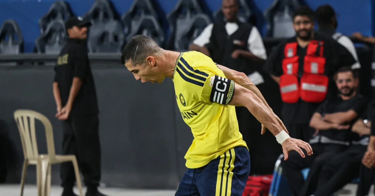 980. Tor! Nach „Flucht“ kann Ronaldo wieder lachen