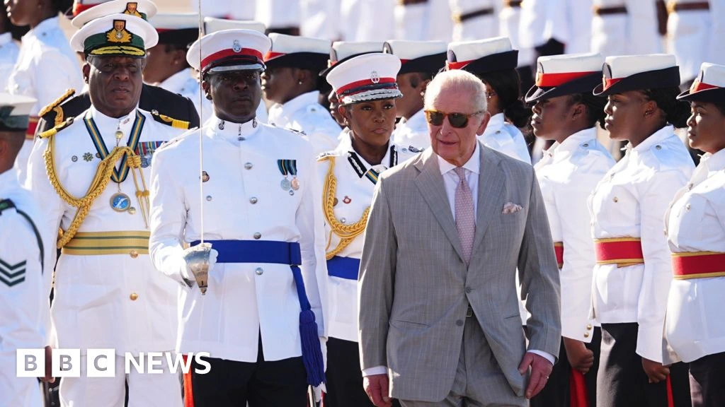 King acknowledges 'suffering of the past' as Caribbean tour begins