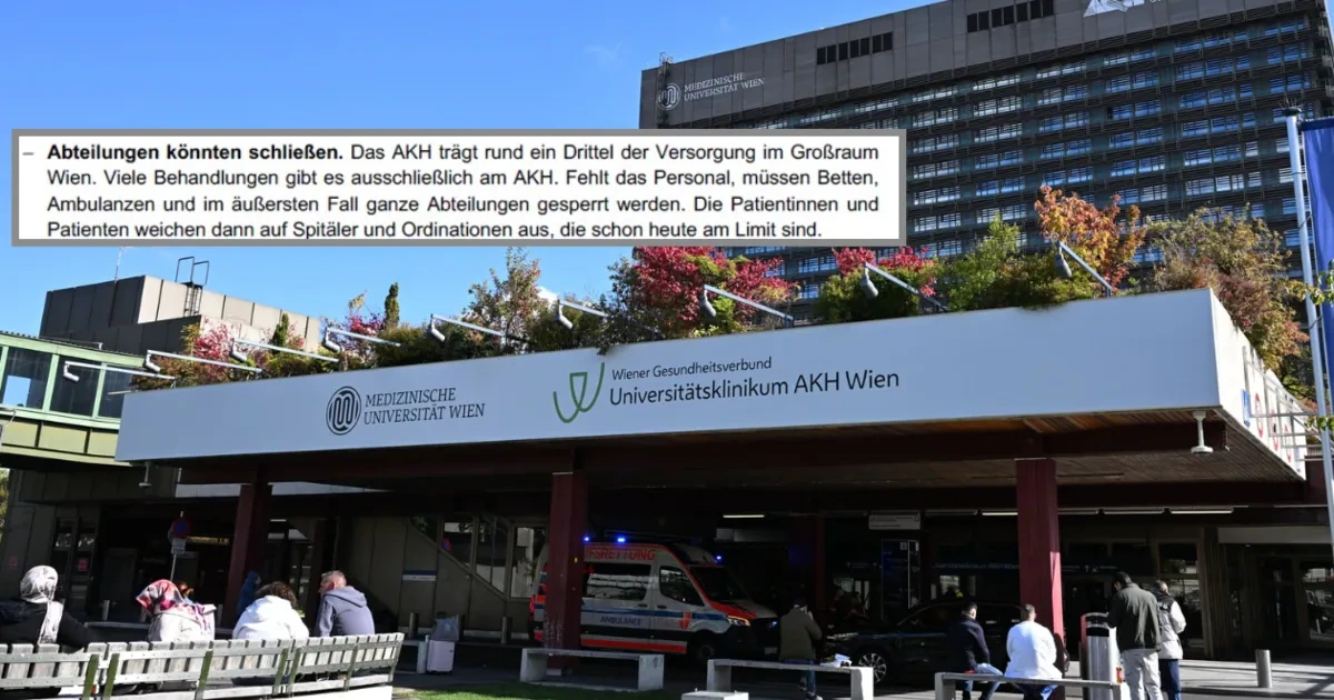 AKH warnt wegen Uni-Budget: „Abteilungen sperren“