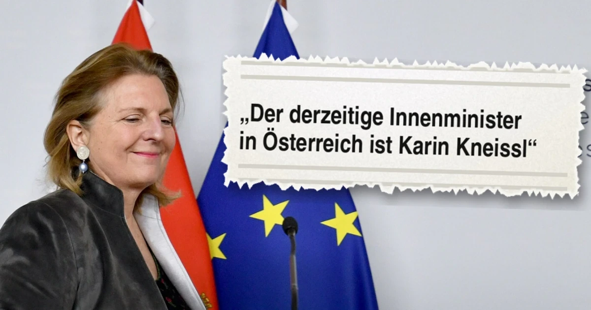 Ministerin Kneissl? Regierungs-KI blamiert sich