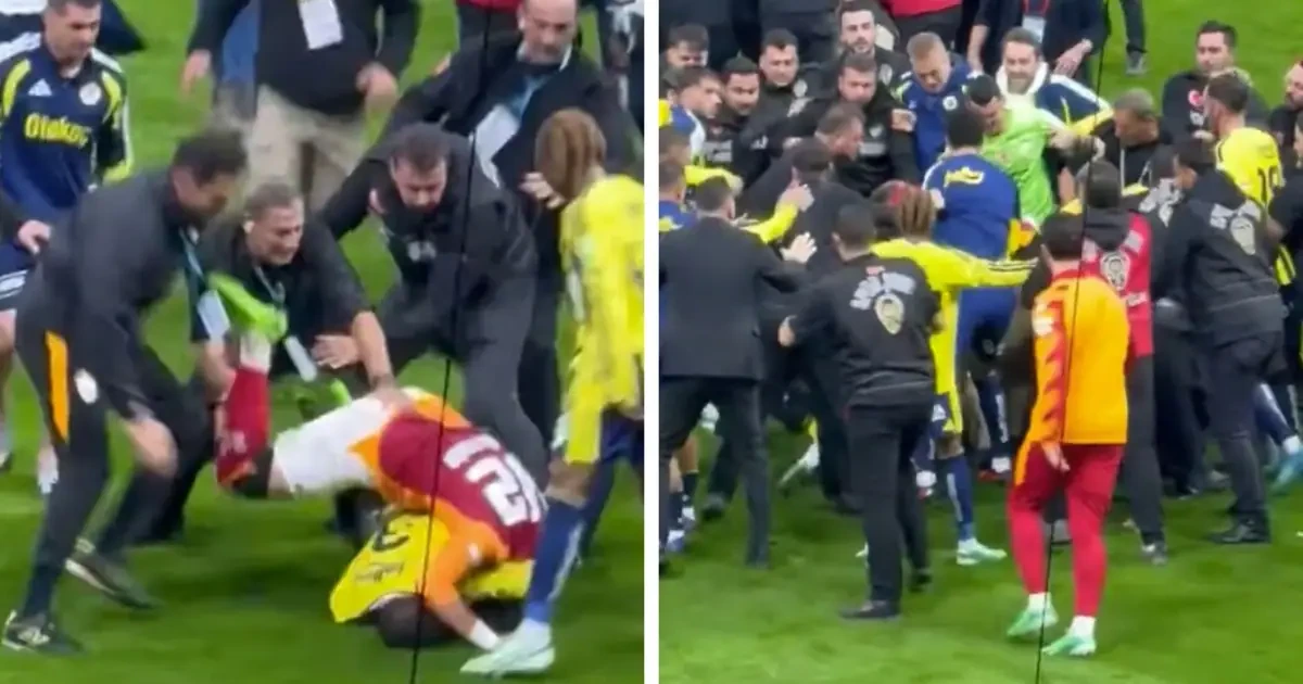 Wilde Schlägerei! Kult-Derby versinkt im Chaos