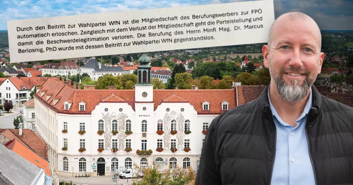 Parteiausschluss, weil er eine neue Liste gründete