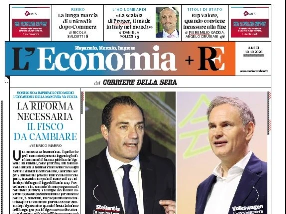 Satispay sempre più banca, Rossopomodoro si rifà il look l’Economia in edicola lunedì