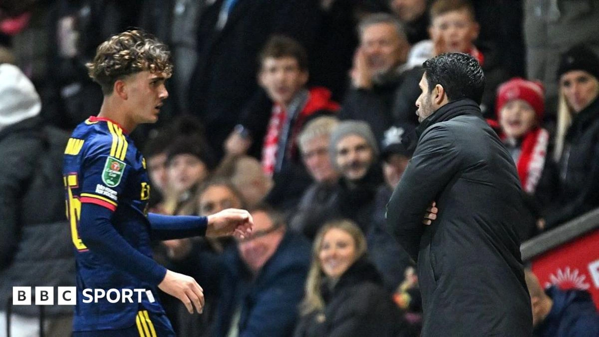 Arteta warns Dowman 'we are not in Disneyland' after red card