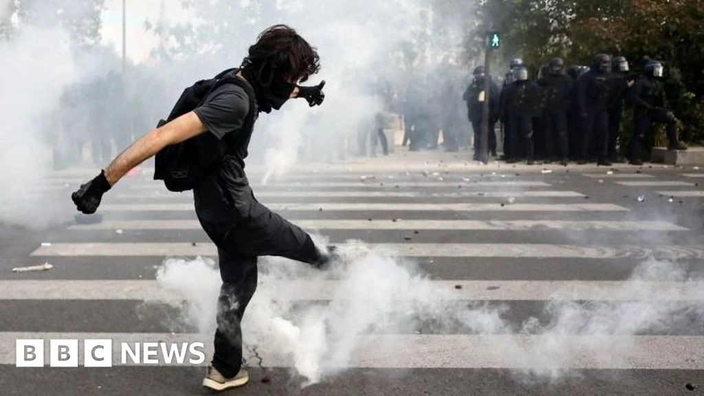 Tear gas in Paris and Marseille as school protests grow across France