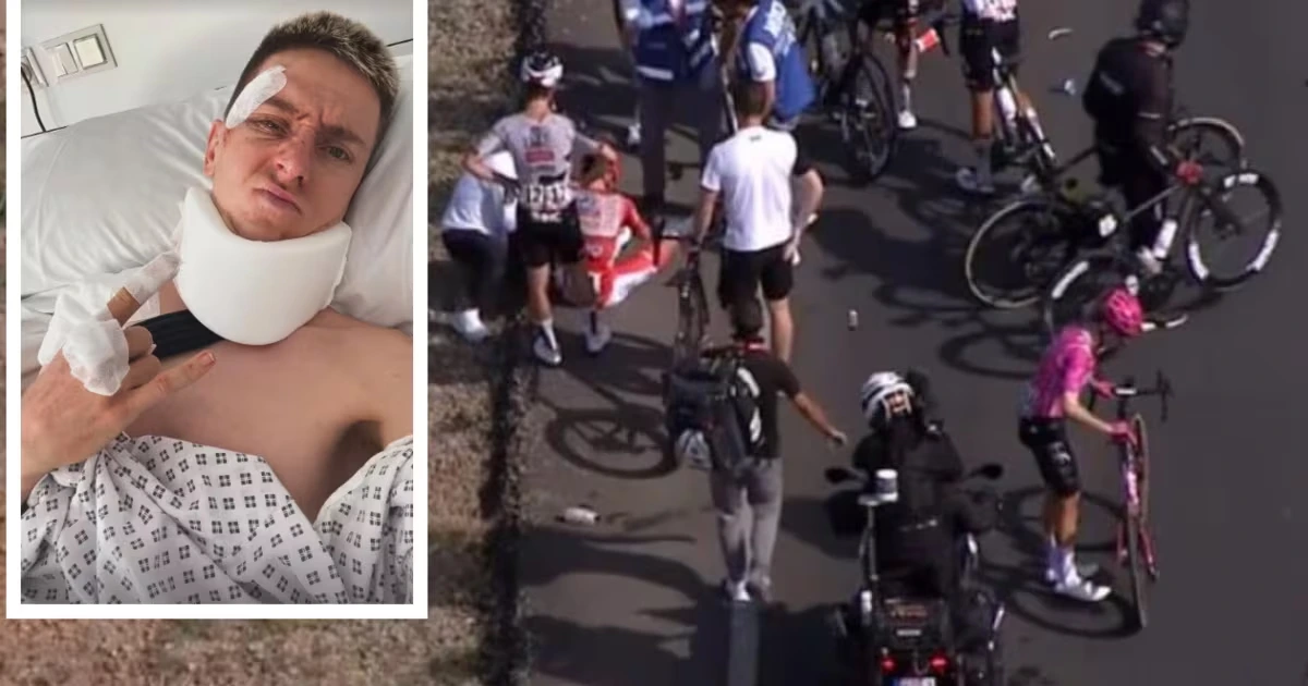 Pogacar nach Unfall „glücklich, am Leben zu sein“