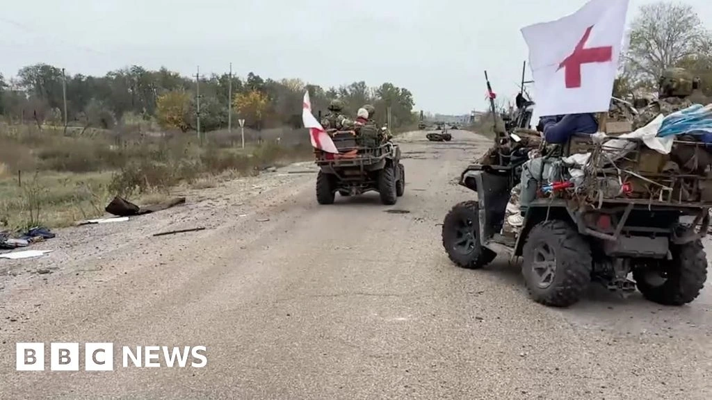 Residents leave devastated Russian-occupied Oleshky as evacuation corridor opens