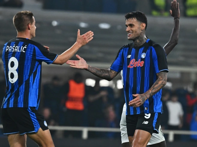 Atalanta-Pafos in Conference League 3-1, buona la prima per Sarri (che però perde Raspadori)