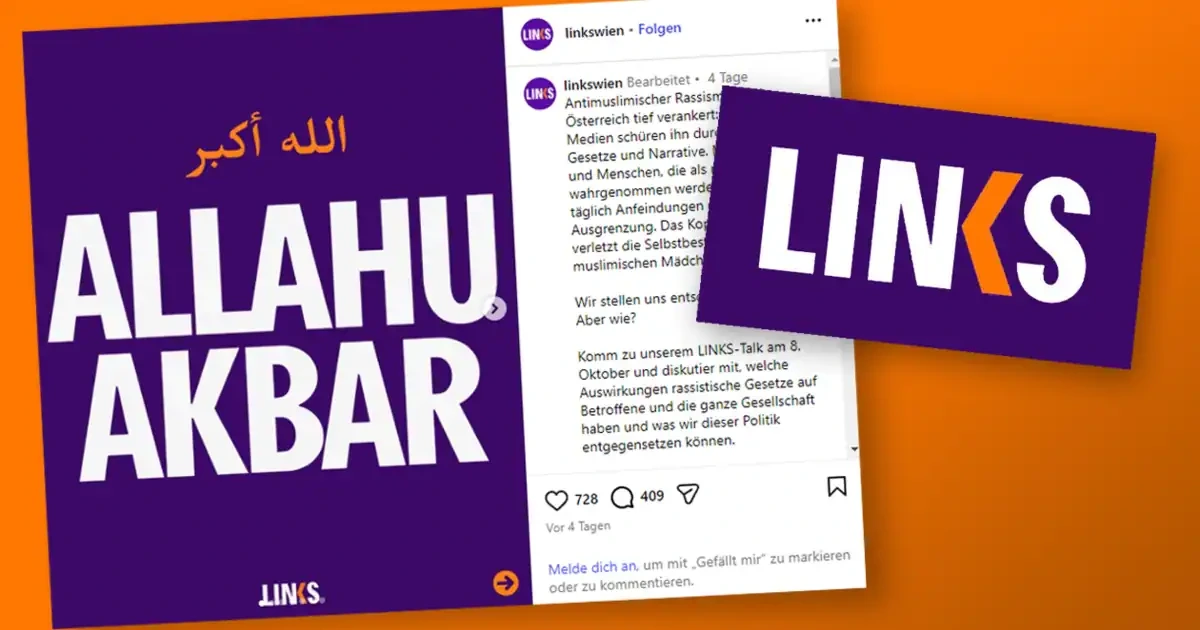 Linke Partei wirbt mit „Allahu akbar“ für Event
