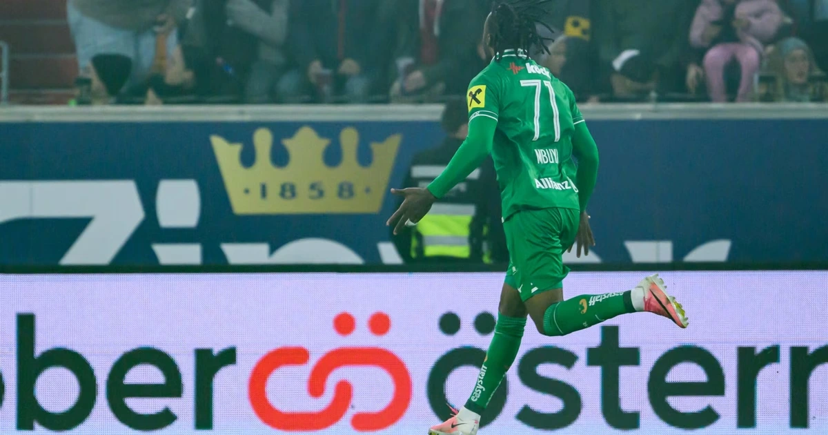 Rapids Mbuyi trifft mit dem ersten Ballkontakt